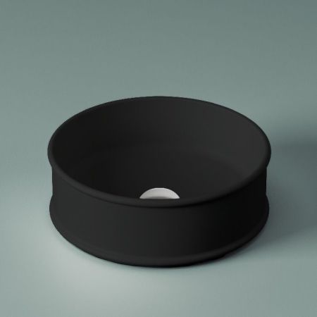 Artceram Atelier Раковина настольная Ø 44 см, цвет черный, артикул ATL001 03 00