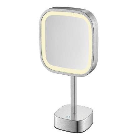 Зеркало косметическое с подсветкой JAVA S-M331L, сатин, артикул S-M331L