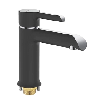 Смеситель для раковины Shevanik S6001H, черный/хром