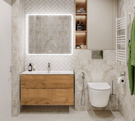 Мебель для ванной комнаты BELBAGNO ETNA-H60-900, артикул KEP-90-BO