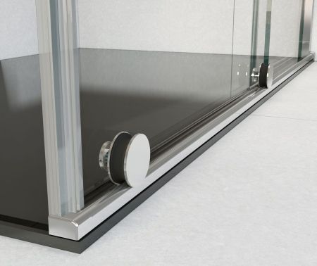 Душевой уголок Arno VSR-1A9015CL, 1500*900, хром, стекло прозрачное, артикул VSR-1A9015CL