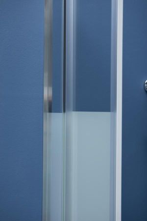 Душевой уголок Aquanet Practic AE10-Q-90x90U-CP 900x900, прозрачное, матовое стекло, артикул AE10-Q-90x90U-CP