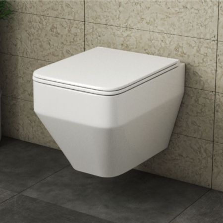 Унитаз подвесной безободковый OWL Eld Ruta-H с сиденьем DP микролифт