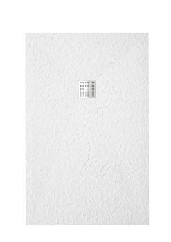 Zenon Smart Slate, поддон из искусственного камня с покрытием Gel Coat 90х120, цвет Nieve (белоснежный)