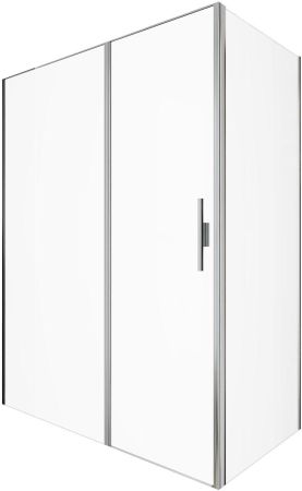 Душевой уголок Allen Brau Priority 160x80 3.31037.00 + 3.31040.00 хром, артикул 3.31037.00 + 3.31040.00