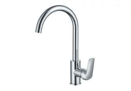 Смеситель для кухни AQUATEK (полукруглый излив) AQ1082CR ВЕГА, артикул AQ1082CR