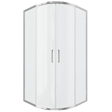 Душевой уголок Bravat Drop 100x100 BS100.1200A профиль Хром стекло прозрачное