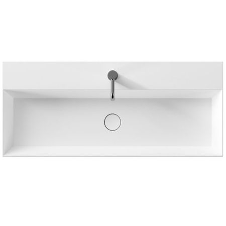 Alice Spy Раковина 101x46хВ13,5, накладная/подвесная, без отверстия под смеситель, белый глянцевый