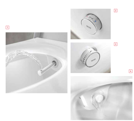 Унитаз, TECE, TECEone, безободковый (с открытым смывным краем), тип установки-подвесной, ширина, мм-400, глубина, мм-540, высота, мм-400, форма чаши-прямоугольная, выпуск-горизонтальный, без декора, материал-керамика, сиденье-необходимо заказать, креплени, артикул 9700200