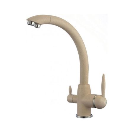 Смеситель для кухни с подключением к фильтру Savol S-L1699S, песочный, артикул S-L1699S
