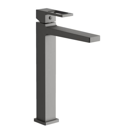 Смеситель для раковины высокий BELZ B11658-3, оружейная сталь