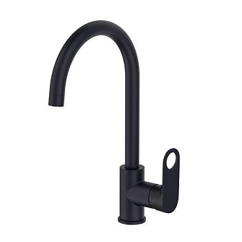 Смеситель для кухни D-Lin D155377-A, черный