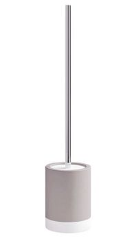 Gedy New Mizar, напольный керамический ерш, цвет светло-серый