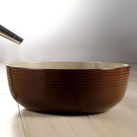 Раковина Melana 38 MLN-T4003H-B7+B4 Коричневая Бежевая