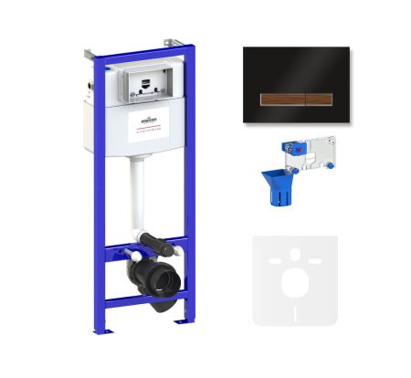 Комплект 5 в 1 инсталляции для подвесного унитаза Lavinia Boho Relfix 77010049, артикул 77010049