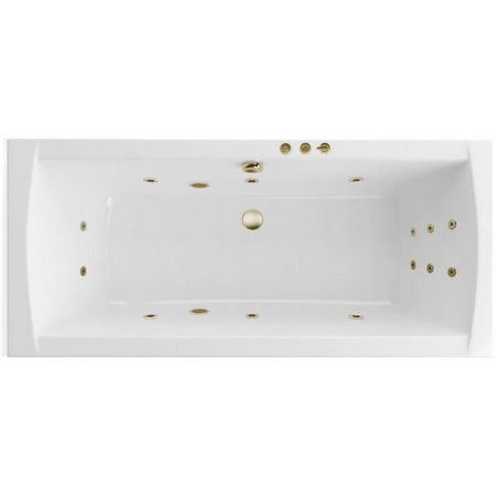 Ванна EXCELLENT Aquaria Lux 180x80 "SMART" (бронза), артикул WAEX.AQU18.SMART.BR