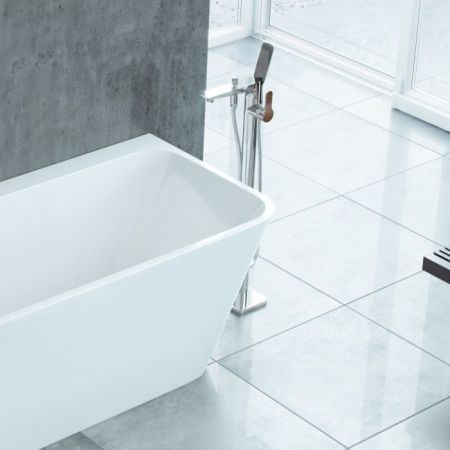 Смеситель для ванны отдельностоящий EXCELLENT Oxalia AREX.9055CR (хром), артикул AREX.9055CR