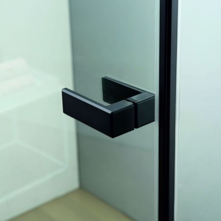 Душевой уголок с распашной дверью на петлях - RGW SV-040B (Прозрачное, 1000x900)