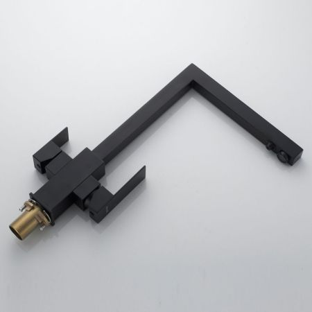 Смеситель для кухни с подключением фильтра Shevanik S148H, черный, артикул S148H