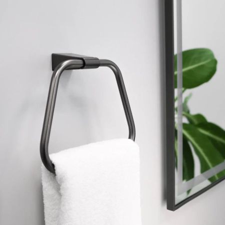 Зеркало с подсветкой LED Fixsen FX-2090F прямоугольное 90х70 см, графит, артикул FX-2090F