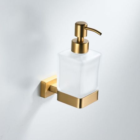 Дозатор жидкого мыла Shevanik SG5644G, золотой сатин, артикул SG5644G