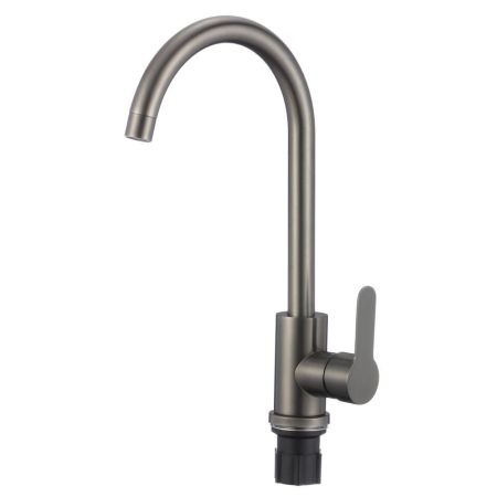 Смеситель для кухни Fmark FS8232Q, графит