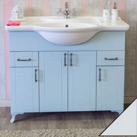 Тумба для раковины Sanflor Глория 105 С000005714 Белая Тумба для раковины Sanflor Глория 105 С000005714 Белая