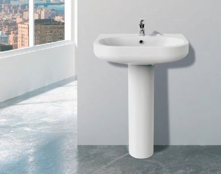 Раковина BelBagno Vella 55 BB8295L Белая