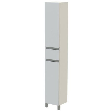 Шкаф пенал Orange Lyon 30 PLY 30-02KR с бельевой корзиной Белый, артикул PLY 30-02KR