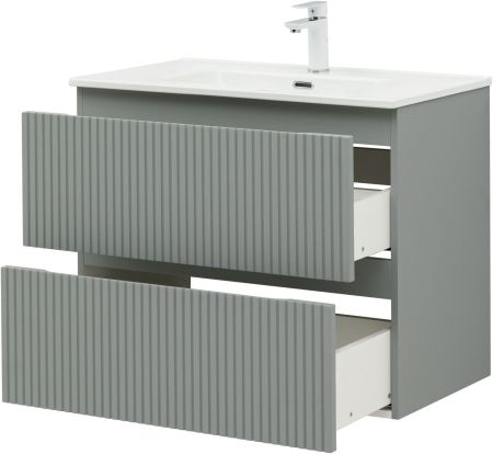 Тумба под раковину Aquanet Джейн (Flat) 80 мисти грин, артикул 00335434