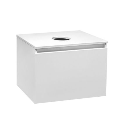 Тумба Runo Бари 60 белая под накладной умывальник (00-00001473), артикул 00-00001473