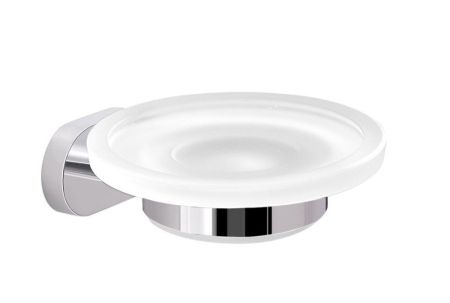 Gedy Bernina, настенная стеклянная мыльница, цвет хром, артикул BE11(13)