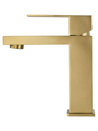 Смеситель для раковины WONZON & WOGHAND, Брашированное золото (WW-A40982-BG), артикул WW-A40982-BG