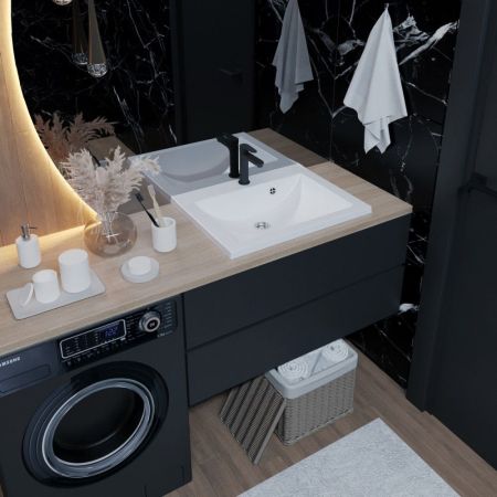 Раковина Paola Roma 580, белый, артикул Paola Roma 580