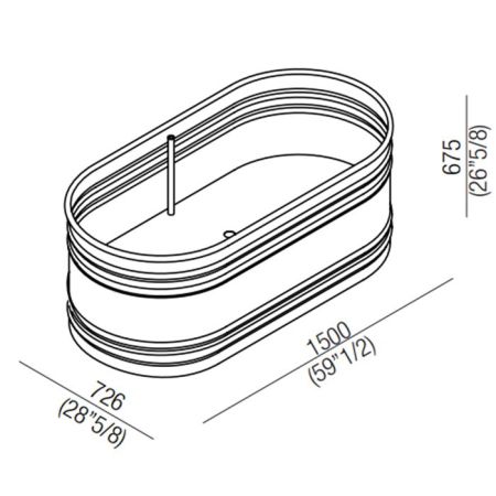 Agape Vieques Ванна отдельностоящая 150x72.6x67.5 см, цвет: белый, артикул AVAS0912ZZ