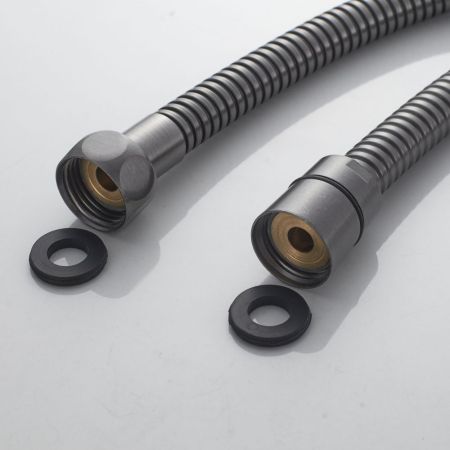 Смеситель для ванны Shevanik S5022T, оружейная сталь