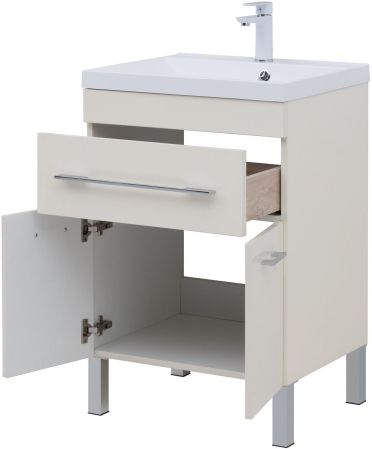 Тумба под раковину Aquanet Верона 60 крем (1 ящик, 2 дверцы), артикул 00304535