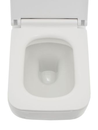 AQM2009 Унитаз подвесной с сиденьем SoftClose, технология смыва Rimless, скрытый крепеж. 525х360х370, артикул AQM2009