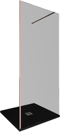 Душевая перегородка Allen Brau Infinity 1 90 3.21012.60.T медь браш, артикул 3.21012.60.T