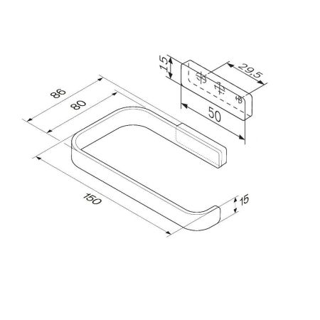 A8F34100 Func Держатель для туалетной бумаги, артикул A8F34100