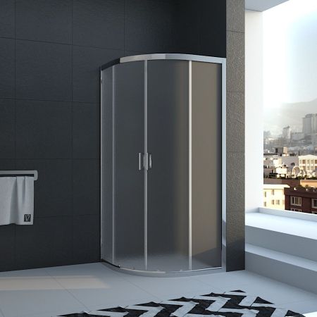 Душевой уголок Rovigo 80x80x185 Рифленое хром RV01-80PL-02-19C1, артикул RV01-80PL-02-19C1