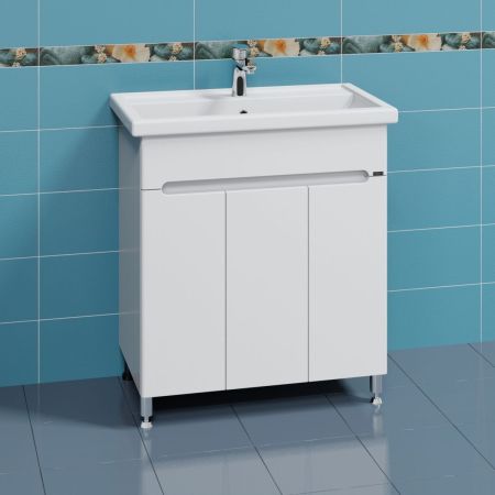 Тумба для умыв. "Лондон-80" 3 дверки, напол. (ум. Фостер 80), артикул 224041