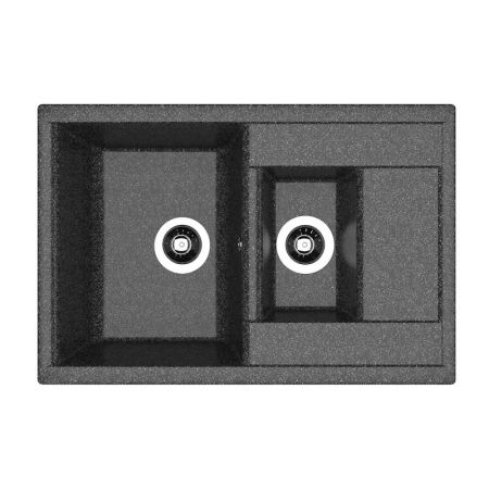 Кухонная мойка Dr. Gans АСТРА 25.065.D0760.407, черный, артикул 25.065.D0760.407