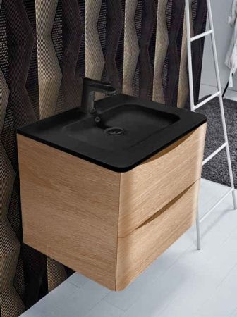 Тумба под раковину Vincea Roberta VMC-1R600WO подвесная W.Oak, артикул VMC-1R600WO