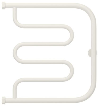 Полотенцесушитель водяной "Лира+" 500х500 Н. Г. 1" (Матовый Белый), артикул 30-4011-5050