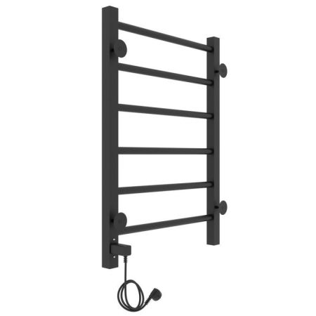 Полотенцесушитель электро "Феличия ЧКЧ6 400х600", черный муар, правый, артикул 73207611