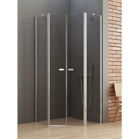 Душевое ограждение NEW TRENDY NEW SOLEO  80x80x195 K-0609 (хром), артикул K-0609