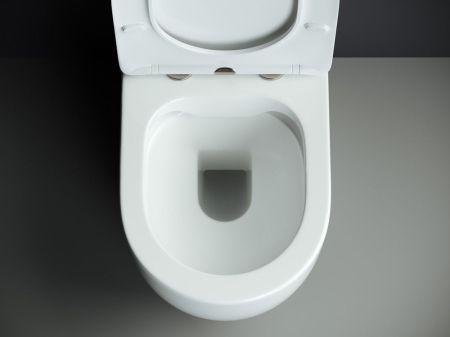 Напольная пристенная чаша унитаза MIA Rimless, артикул CN1801-B