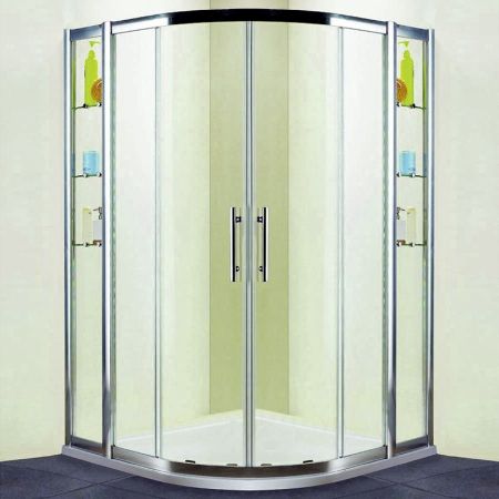 Душевой уголок RGW Hotel HO-512 130x130 профиль Хром стекло прозрачное, артикул 030651233-11