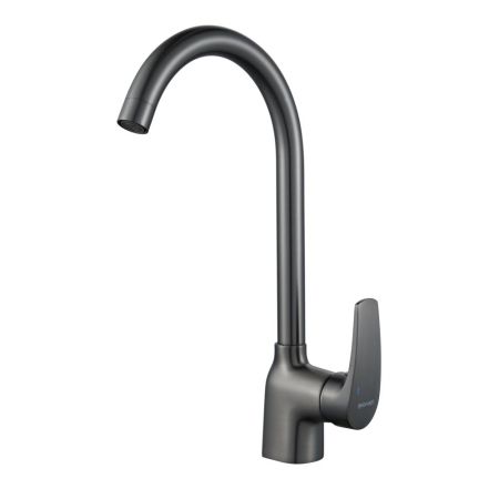 Смеситель для кухни Shevanik S5053T, оружейная сталь, артикул S5053T